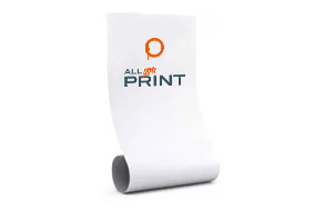 Roll-Up Black, Druck