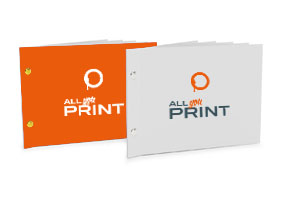 Broschüren mit Buchschrauben