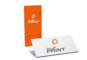 Falzflyer/Faltblätter mit Klebesiegel