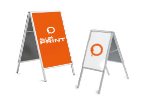 Kundenstopper inkl. Druck