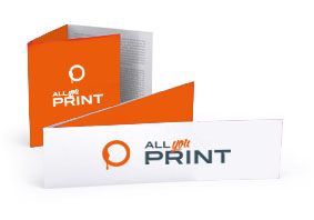 Falzflyer/Faltblätter im Wunschformat, Wickelfalz