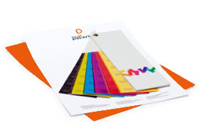 Briefpapier mit Sonderfarben